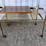 Vinyl rack service, brass magazine holders