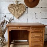 1950s oak desk