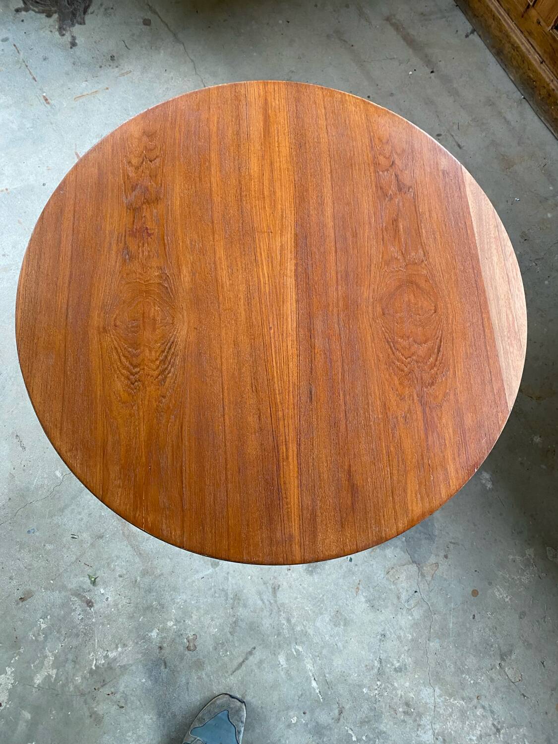 70s design round coffee table