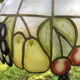 Mother-of-pearl chandelier fruit decoration