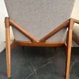 Scandinavian armchair pair Tove & Edvard Kindt-larsen