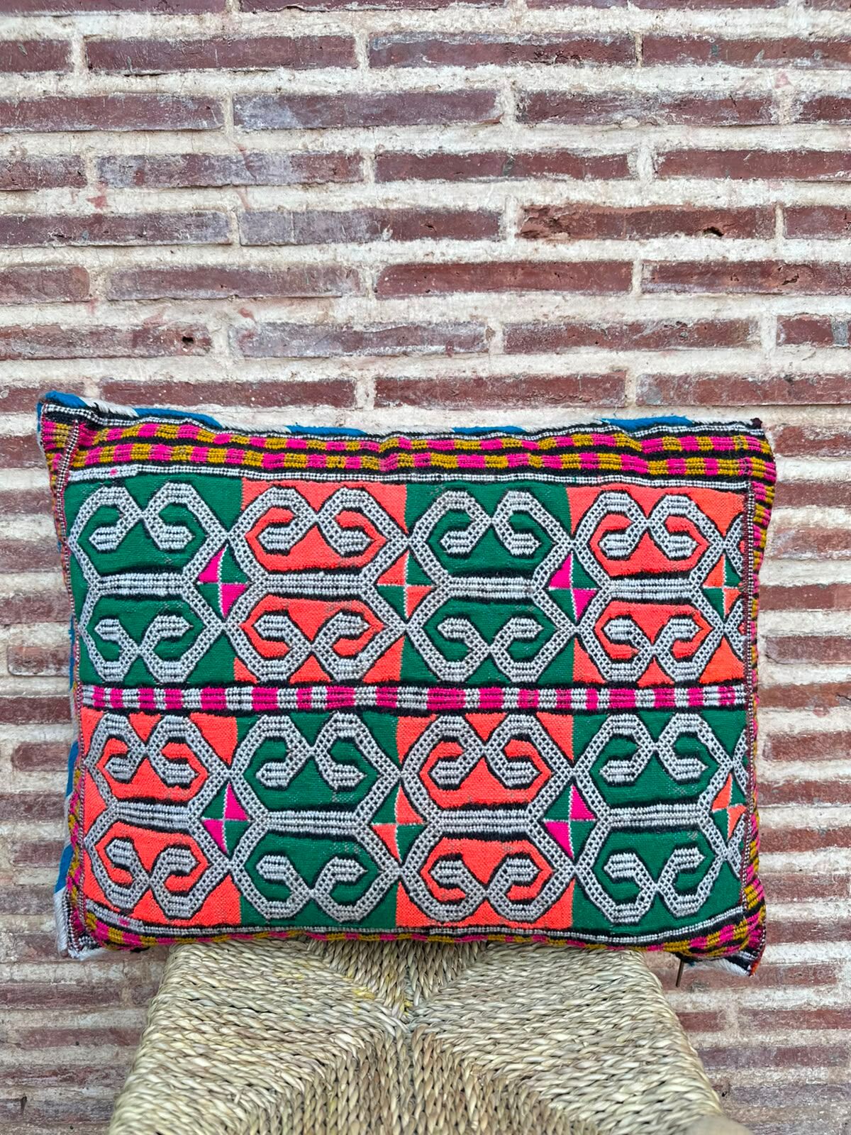 Vintage Moroccan Berber cushion cover handmade