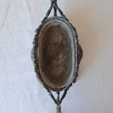 Napoleon III spelter centerpiece planter with rockery decoration