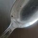 Box of 8 small art deco spoons in silver metal