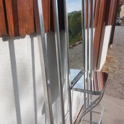 vestiaire d'entrée en aluminium, patères, vintage, industriel