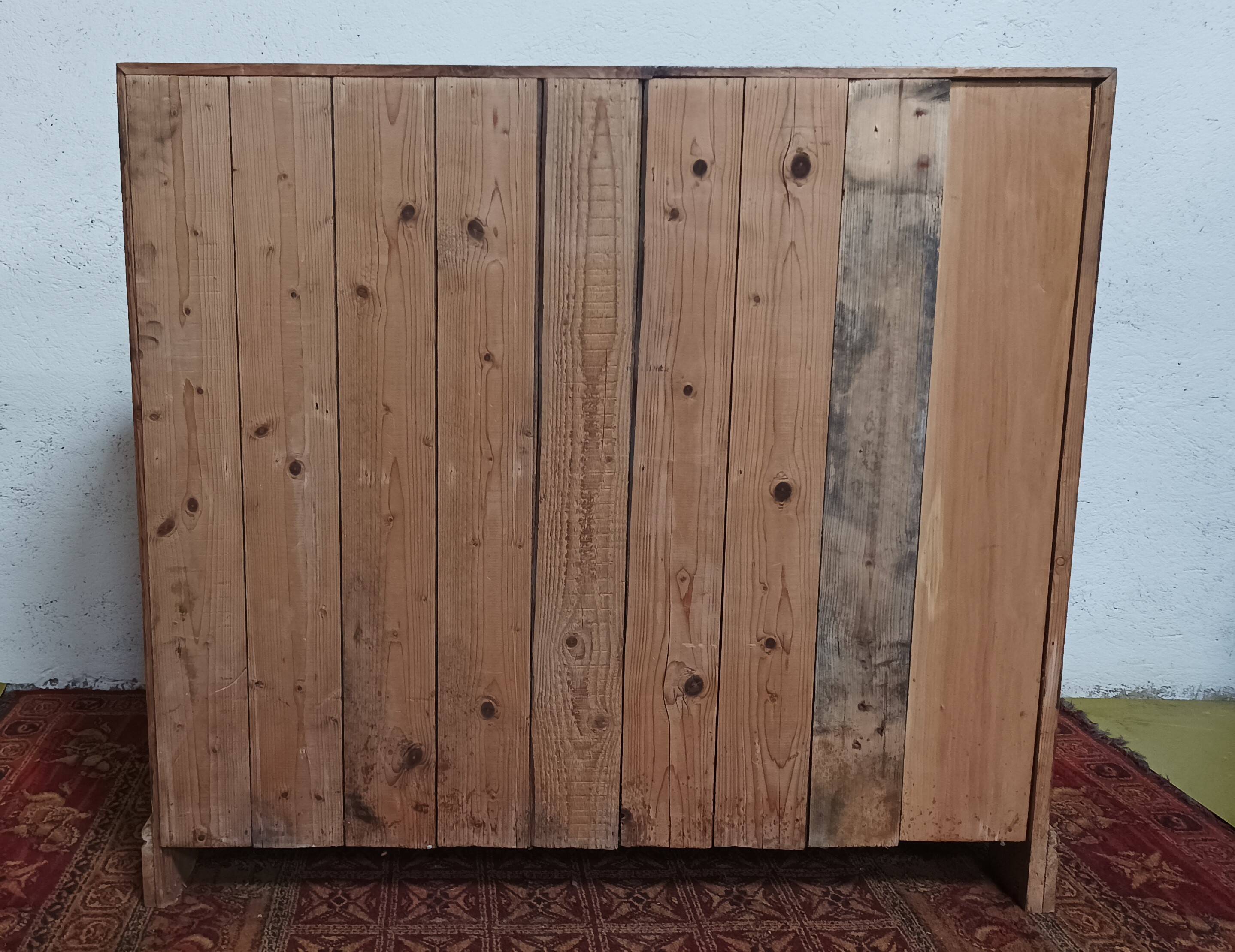 Slope desk, 19th century pine scriban