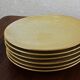 Set of 6 stoneware fish-patterned plates from France