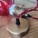 Antique giant brass light bulb socket 1900