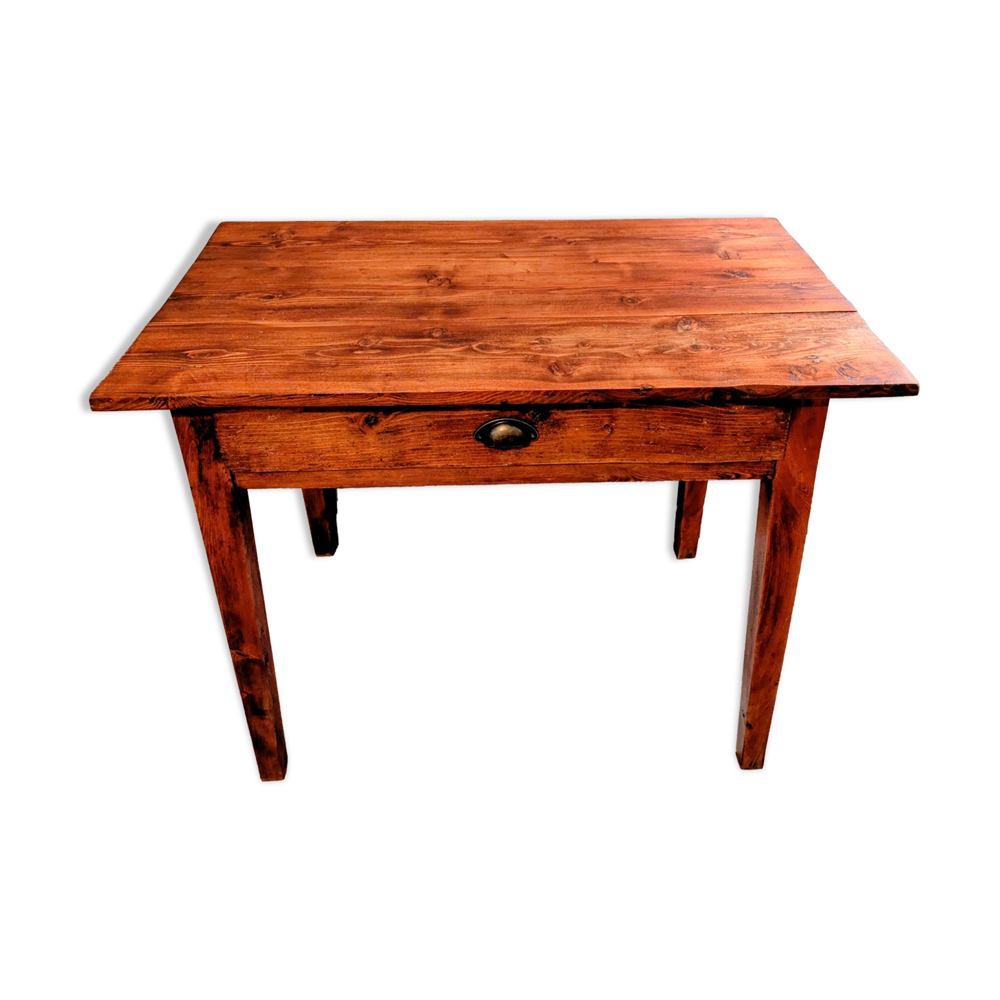 Restored wooden desk