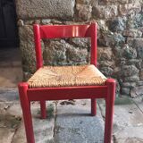 Four chairs Carimate Vico Magistretti Cassina