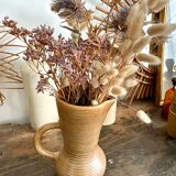 Stoneware pitcher and tumbler service