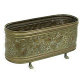French Antique Copper Flower Box Jardinière 19th Century