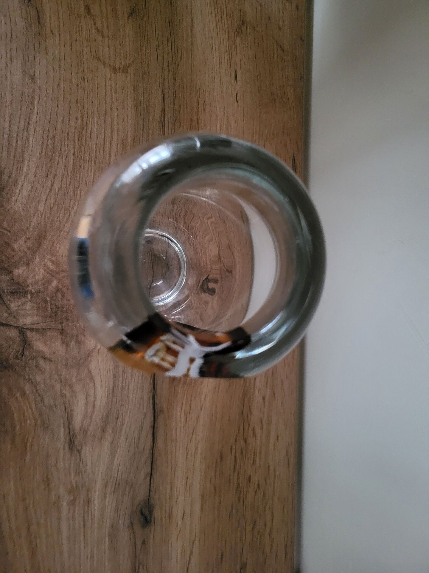 Decorative glass vase Art Deco Woman