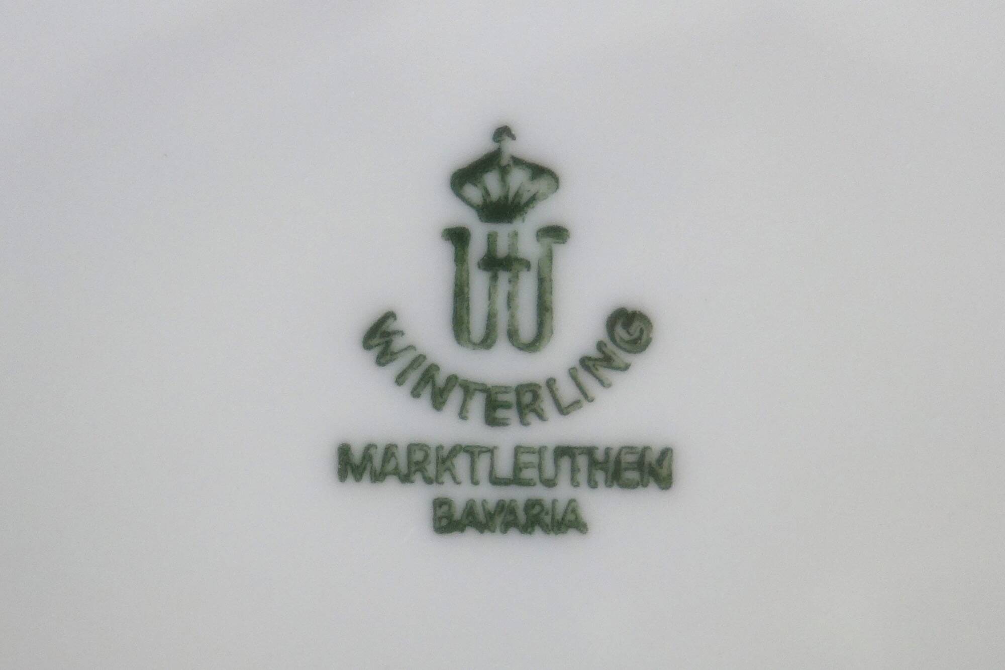 Plat creux bas Winterling Marktleuthen Bavaria vintage