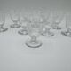 Set of 10 Crystal Liqueur Glasses from Baccarat – Argentina Model, 1940