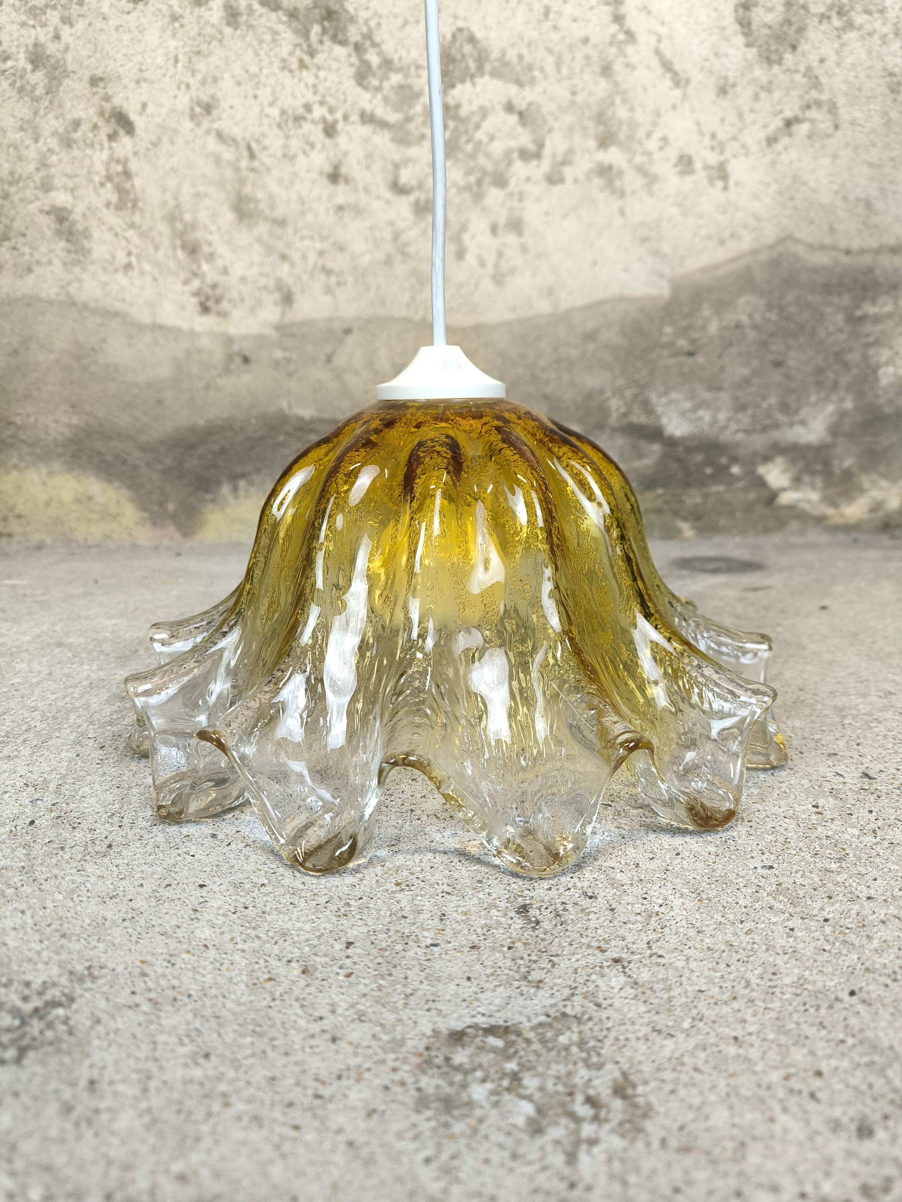 Vintage Murano style glass pendant light
