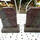 Pair of Art Deco marble bookends