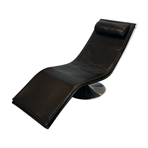 Chaise longue en skaï