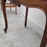Louis XV style mid-style table in solid walnut
