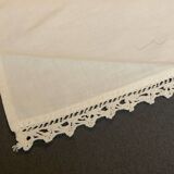 Old long rectangular lace doily ~80cm 1 small task