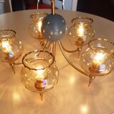 Lustre vintage laiton