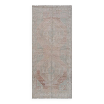 Vintage Turkish hallway rug 170x395 cm