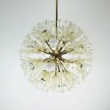 Chandelier autrichien du milieu du siècle emil stejnar pissenlit lumière spoutnik rupert nikoll 1950s