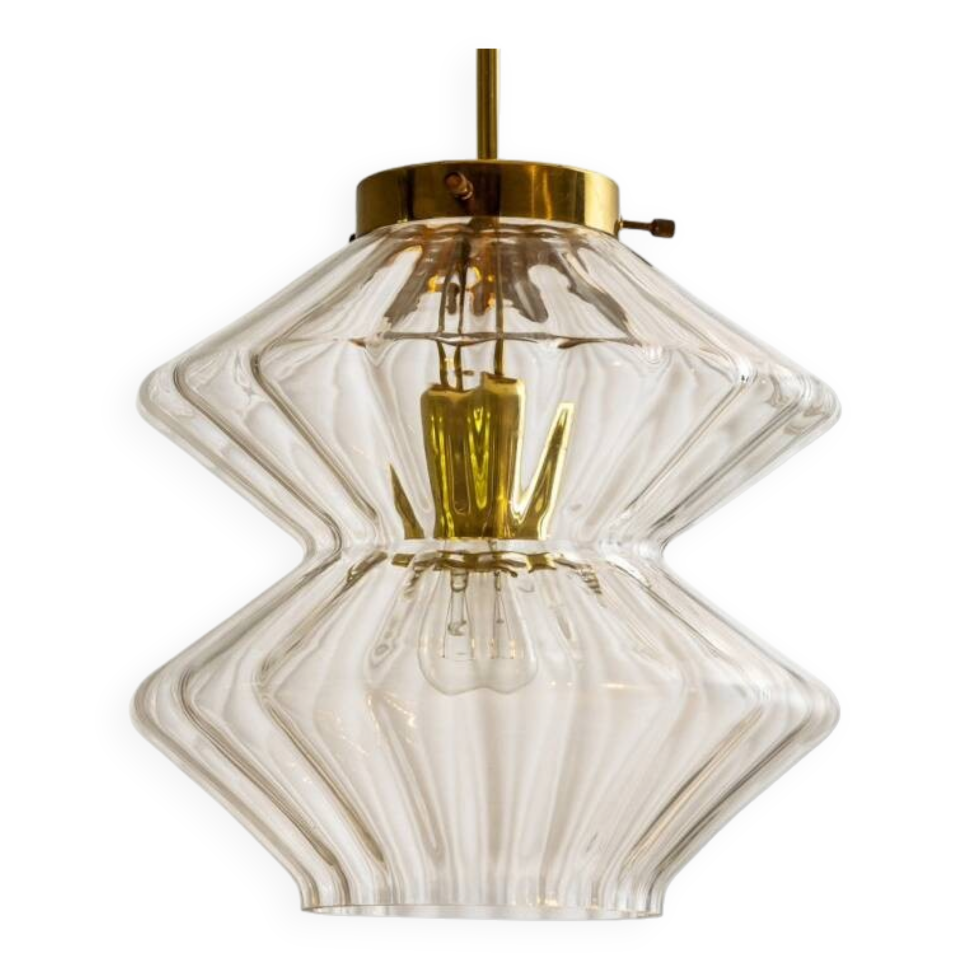 Pendant Lamp, Preciosa, 1970s, Czechoslovakia