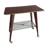 Console vintage à roulettes