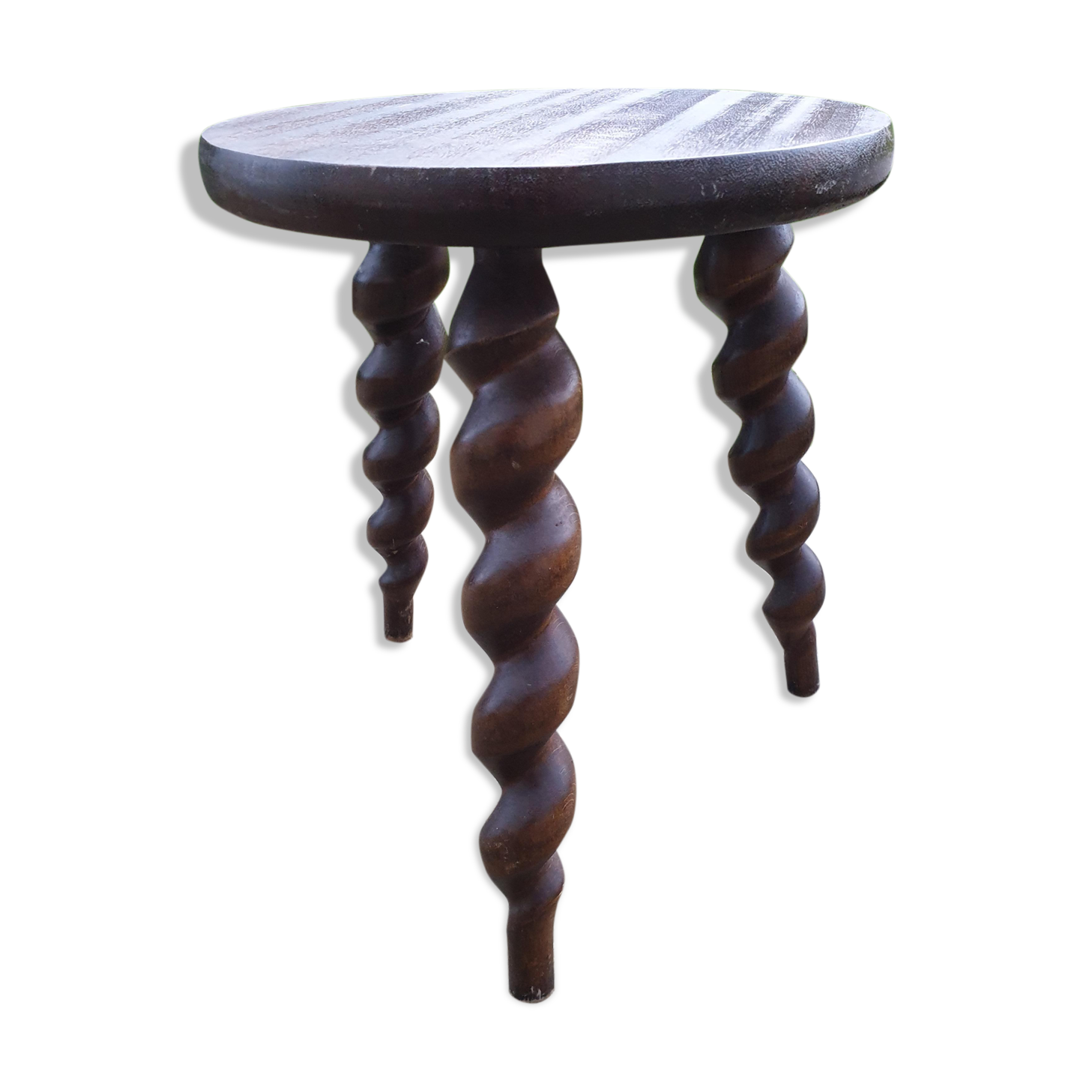 Tripod wooden stool
