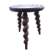 Tabouret en bois tripode