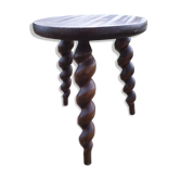 Tripod wooden stool