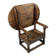 English monk chair table oak 18th century