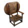 English monk chair table oak 18th century