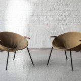 Balloon armchairs by Hans Olsen for Lea design 1960