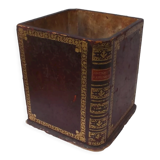 Wastepaper basket imitation antique book binding
