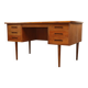 Scandinavian double-sided teak desk, 1960
