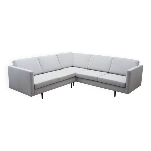 Canapé d'angle gris, design danois, années 1990 — Beyit