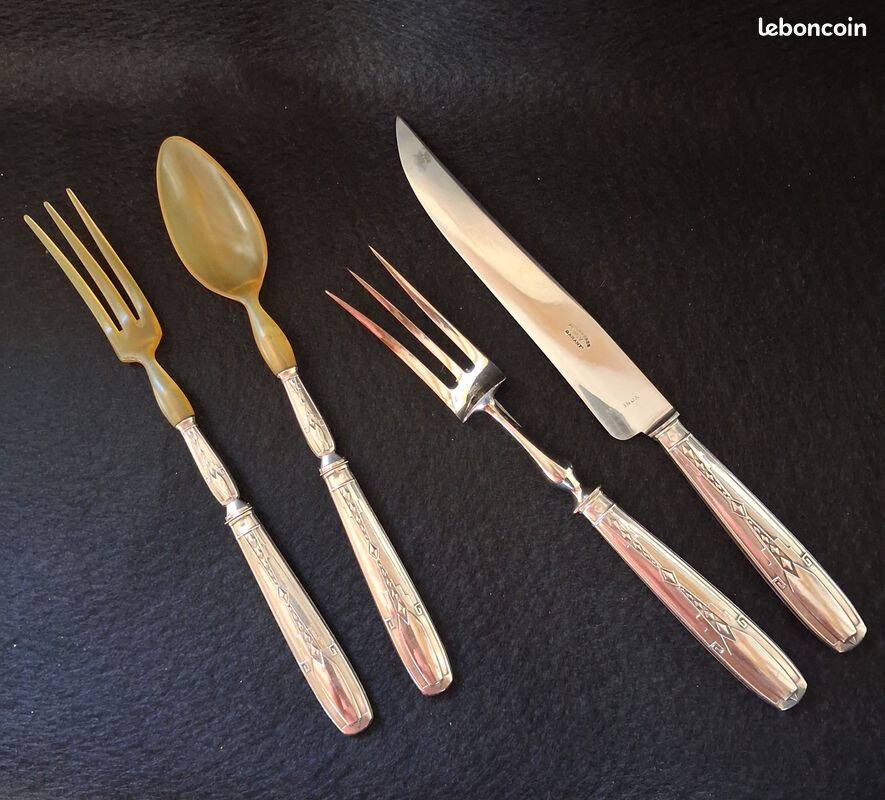 Art Deco serving cutlery