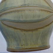 Pitcher or vase in glazed ceramics, signature to identify