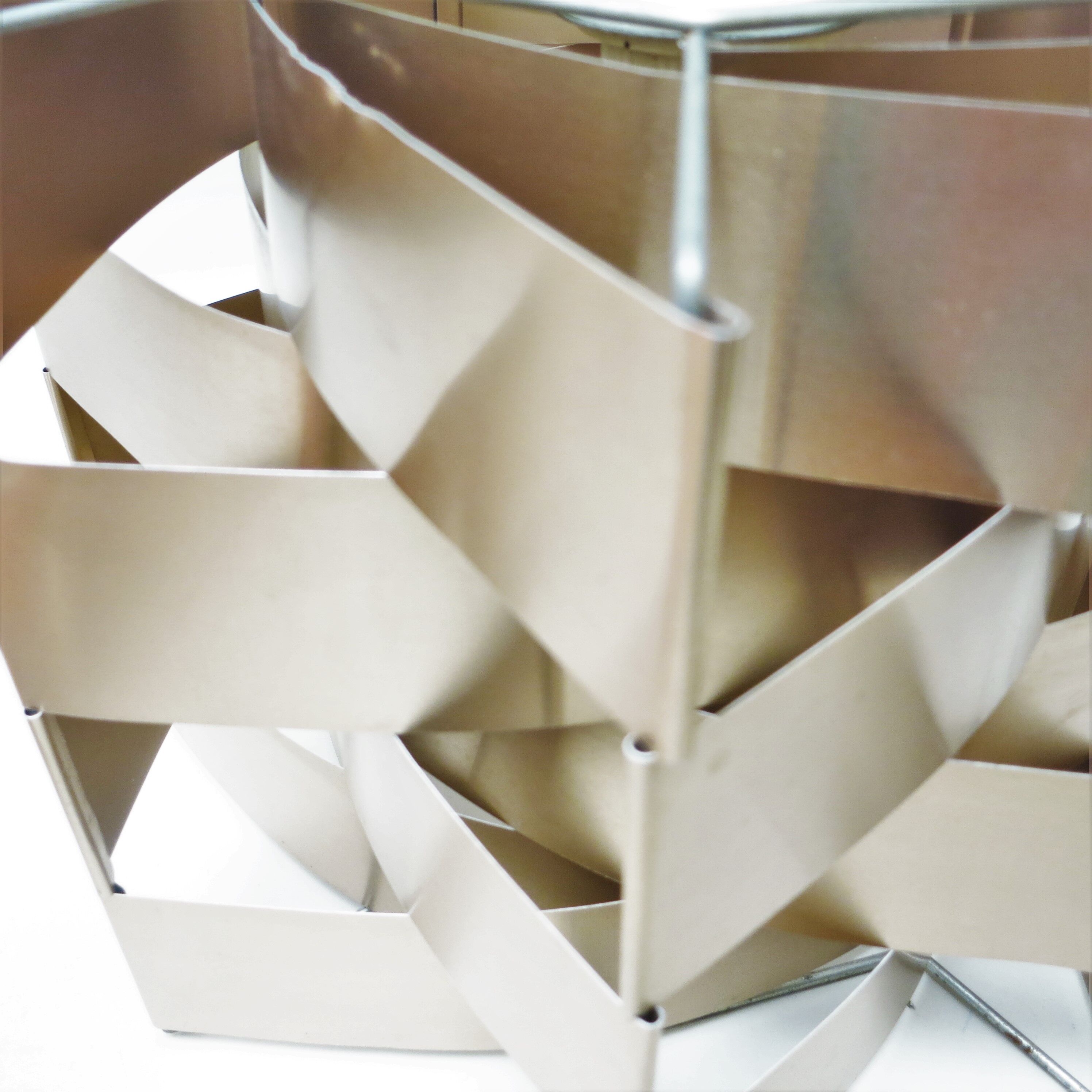 Copper hanging lamp by Max Sauze 70