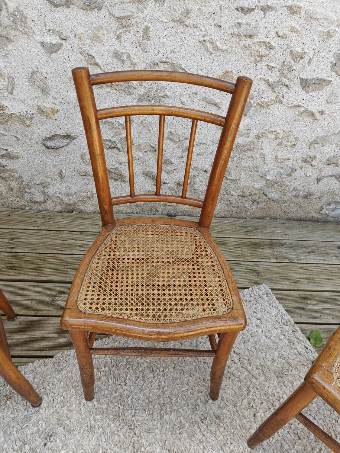 Four bistro chairs