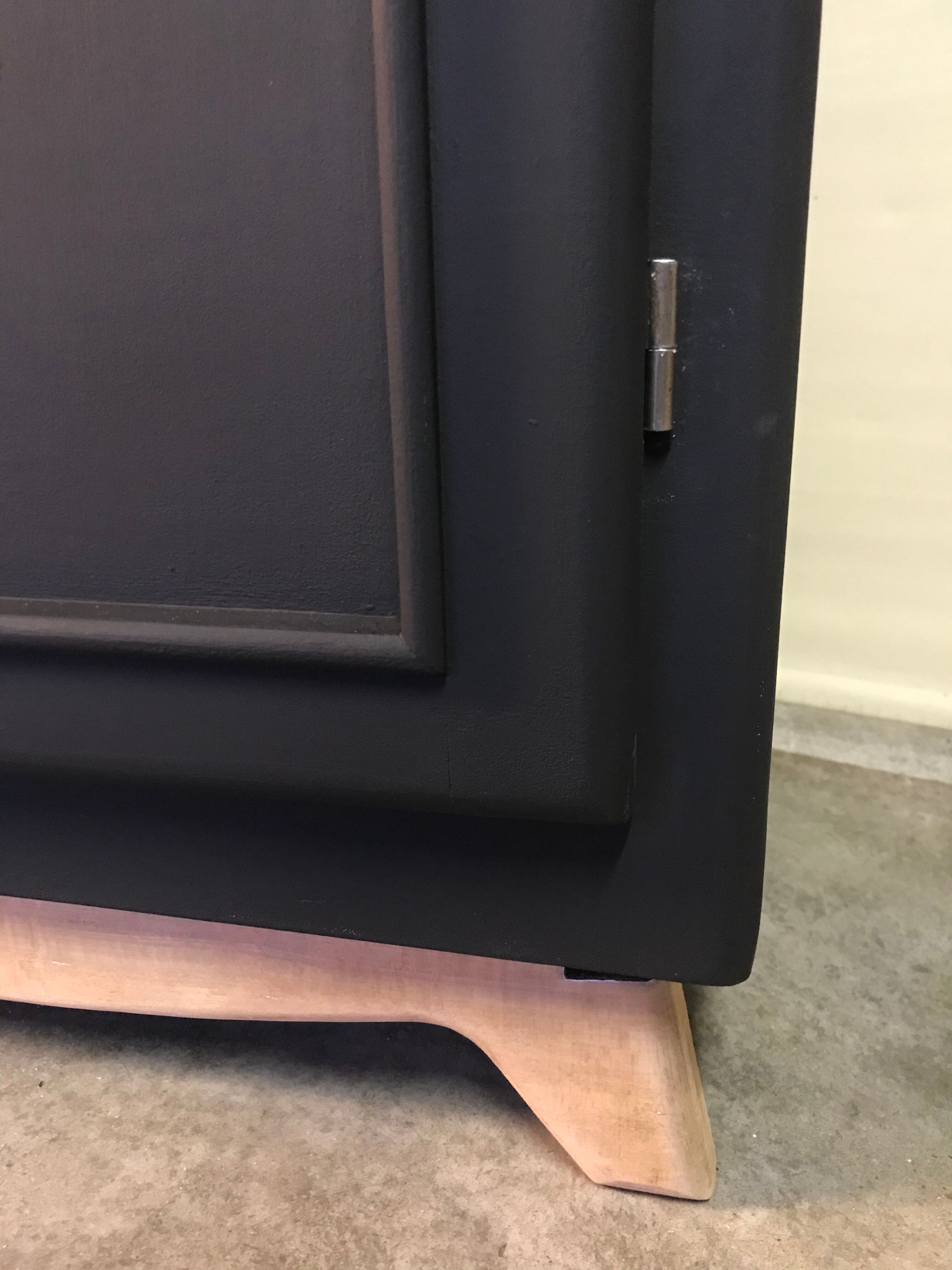 Armoire parisienne de vestiaire en bois vintage | Selency