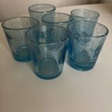 Set of 6 XXXL bubble glass cups from Biot