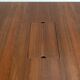 Square extendable dining table by Silvio Coppola for Bernini