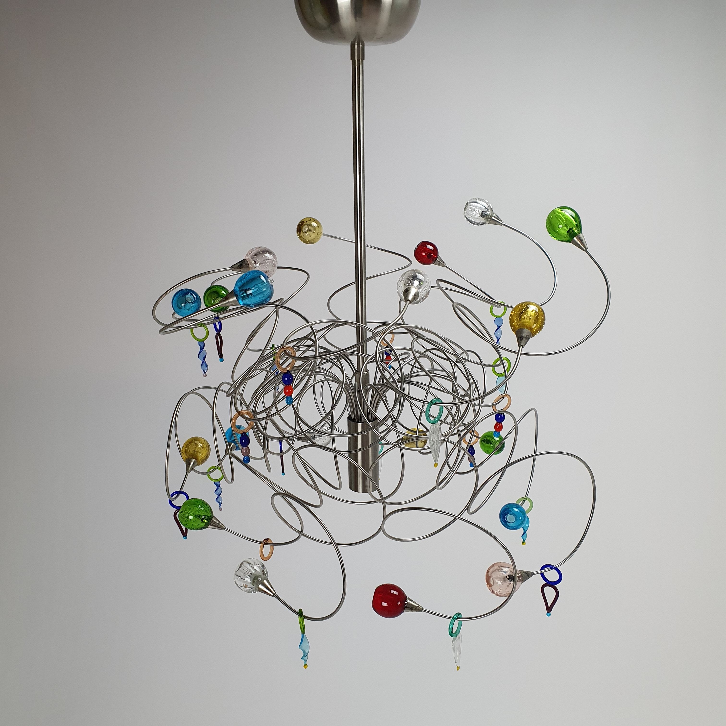 Harco Loor Strawberry Design Hanging Lamp, 1990s