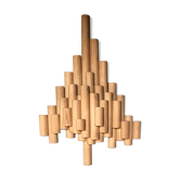Wall wood carving