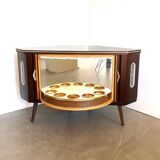 Sesame Bar Multifunctional Hidden Dry Bar Book Case Cabinet