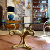 Hollywood Regency Heron Coffee Table