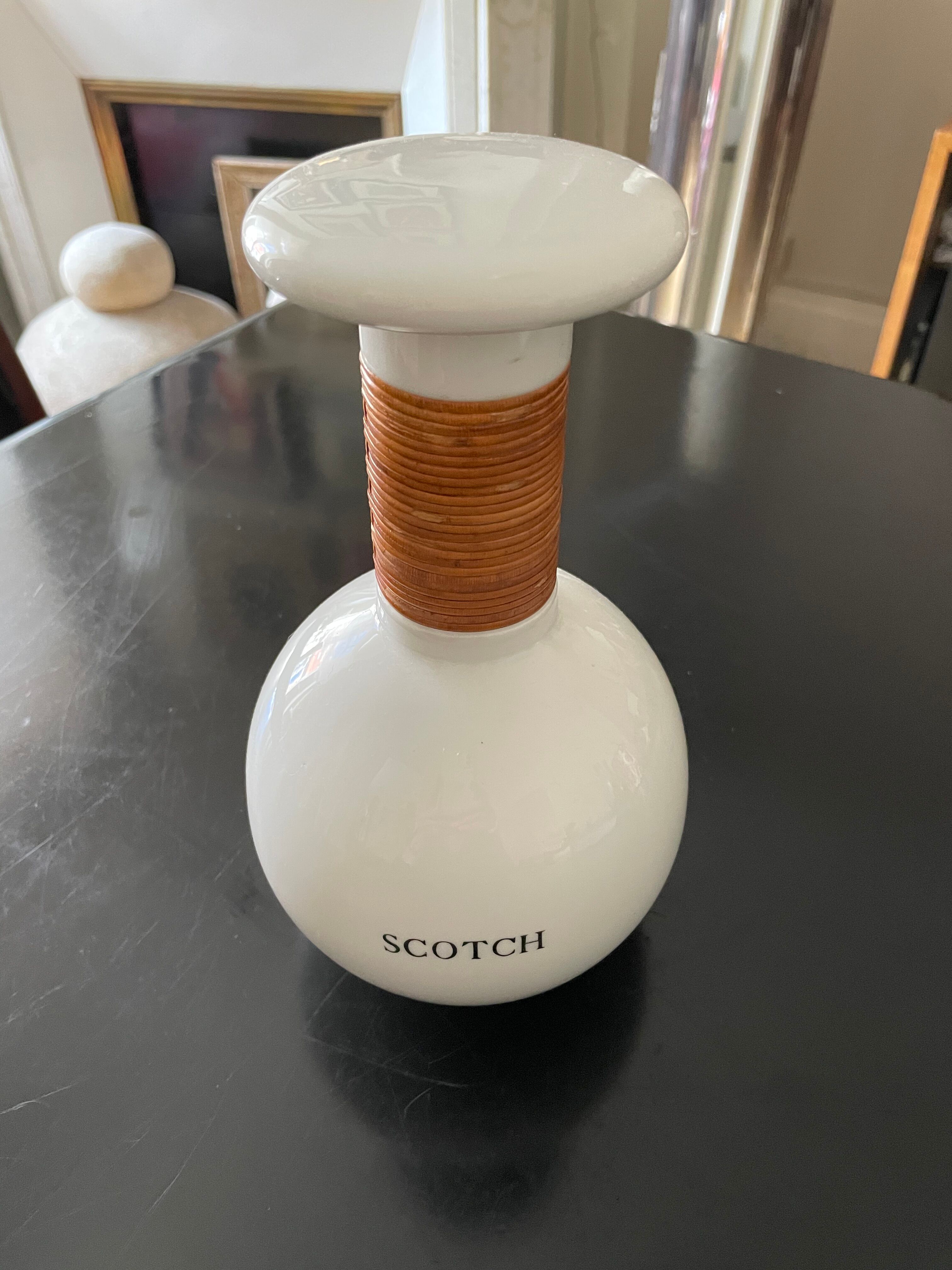 Ceramic whisky decanter